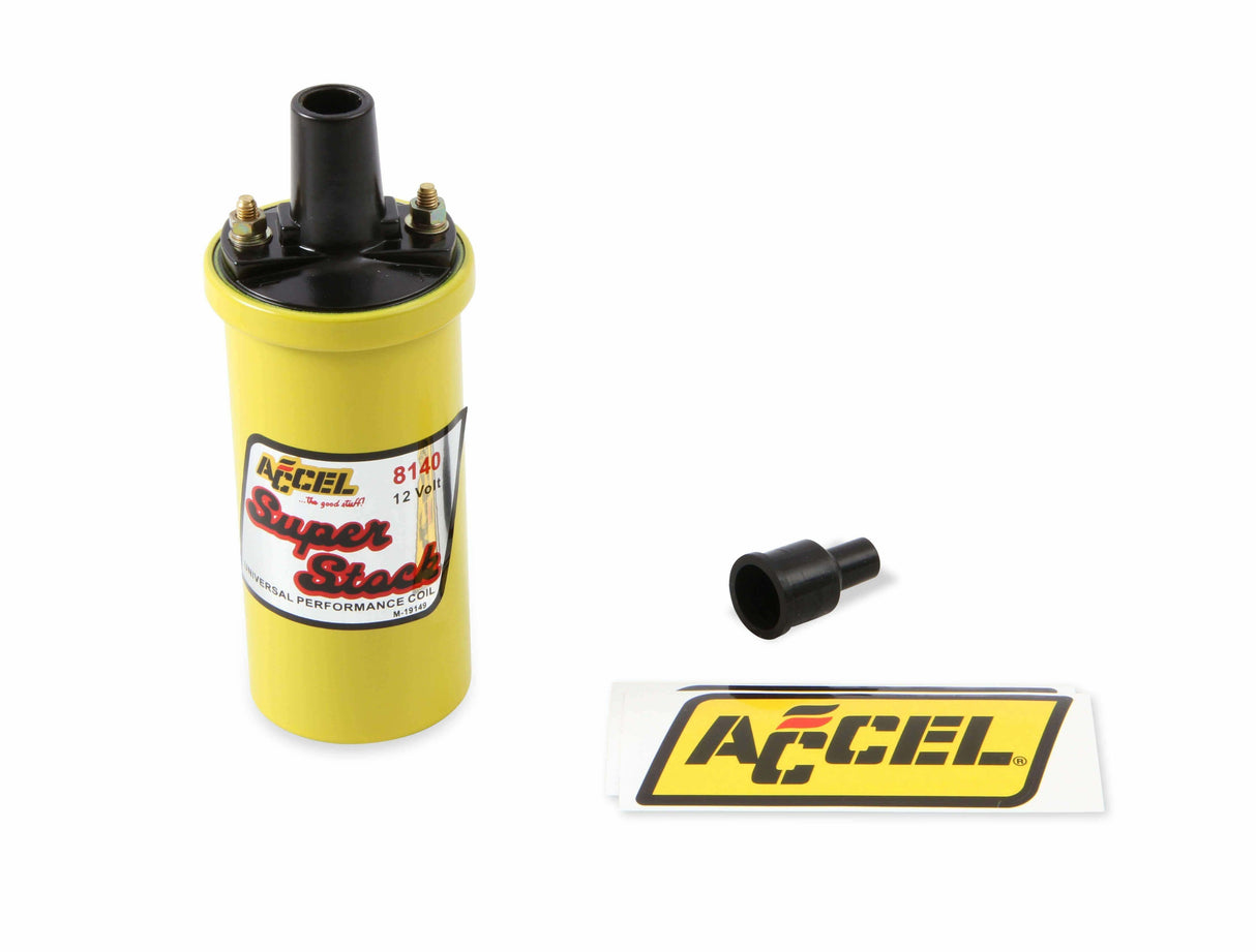 Ignition Coil for 1972-1974 Chevy GTO V8 yellow black