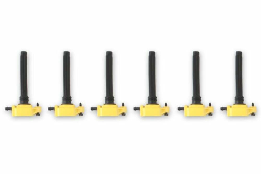 t ACCEL Ignition Coil-SuperCoil-2011-2016 Mopar-3.6L V6-Yellow-6-Pack-140648-6 Accel
