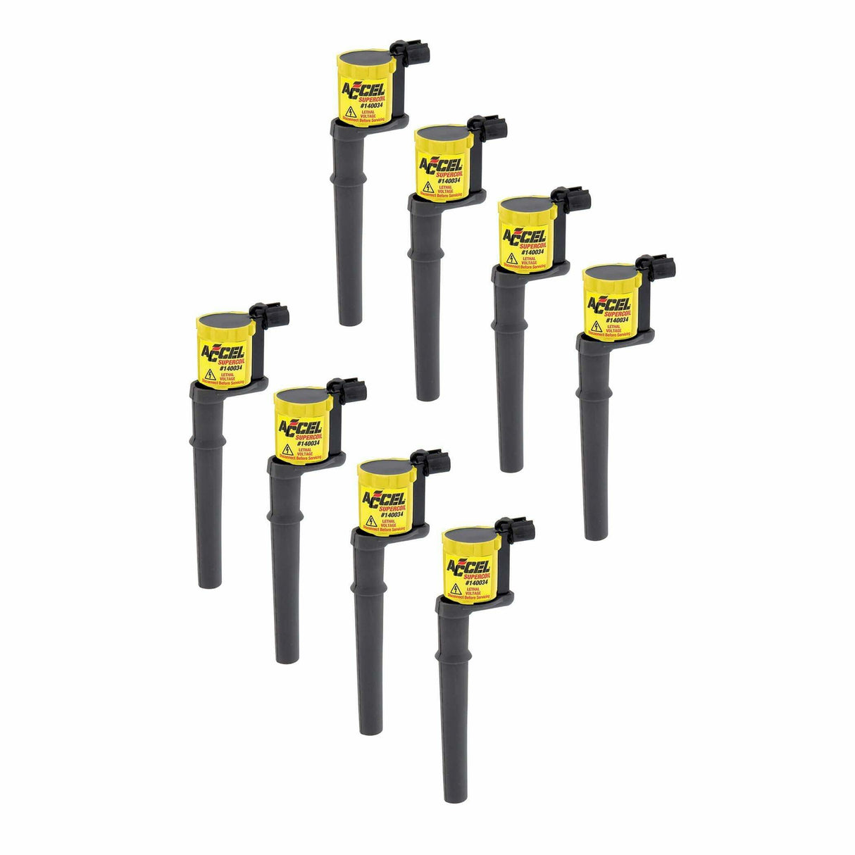 t ACCEL Ignition Coil-SuperCoil-Ford 4valve modular engine 4.6/5.4L-8Pack-140034-8 Accel