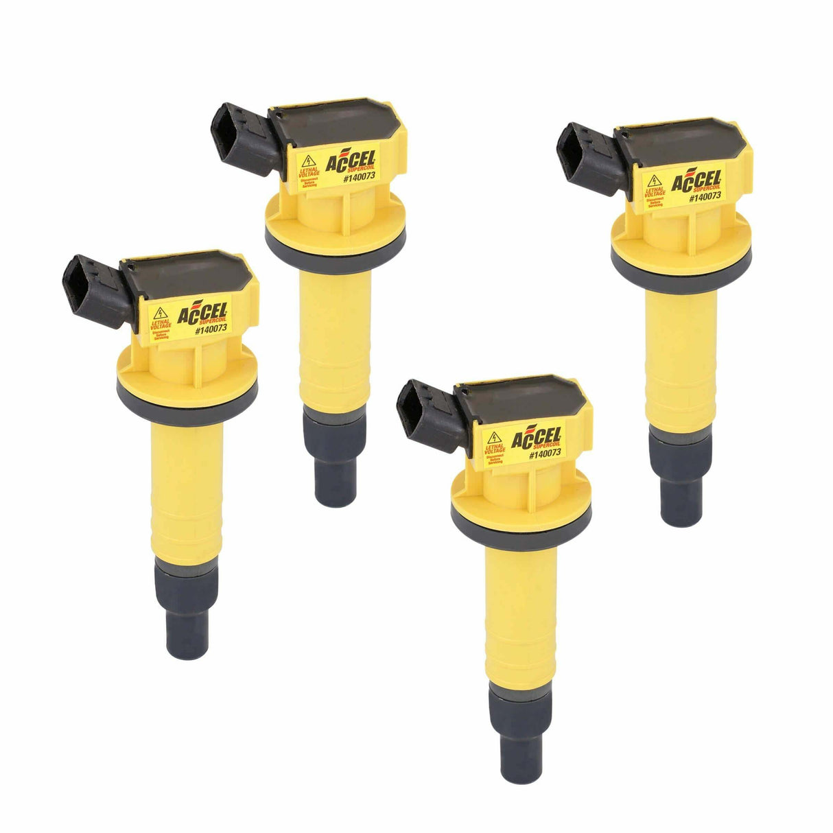t ACCEL Ignition Coil - SuperCoil - Toyota 1.8L - I4 - 4-Pack - 140073-4 Accel