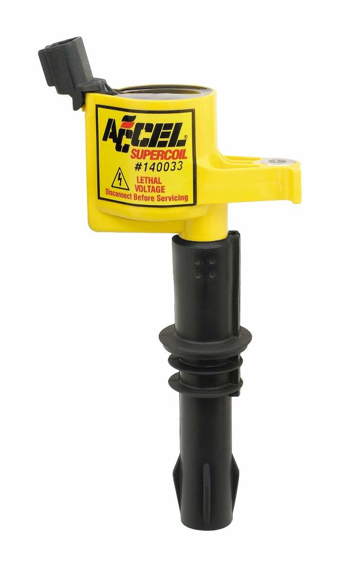 t ACCEL IgnitionCoil-SuperCoil-2004-2008Ford 4.6L/5.4L/6.8L 3-valve engines-140033 Accel