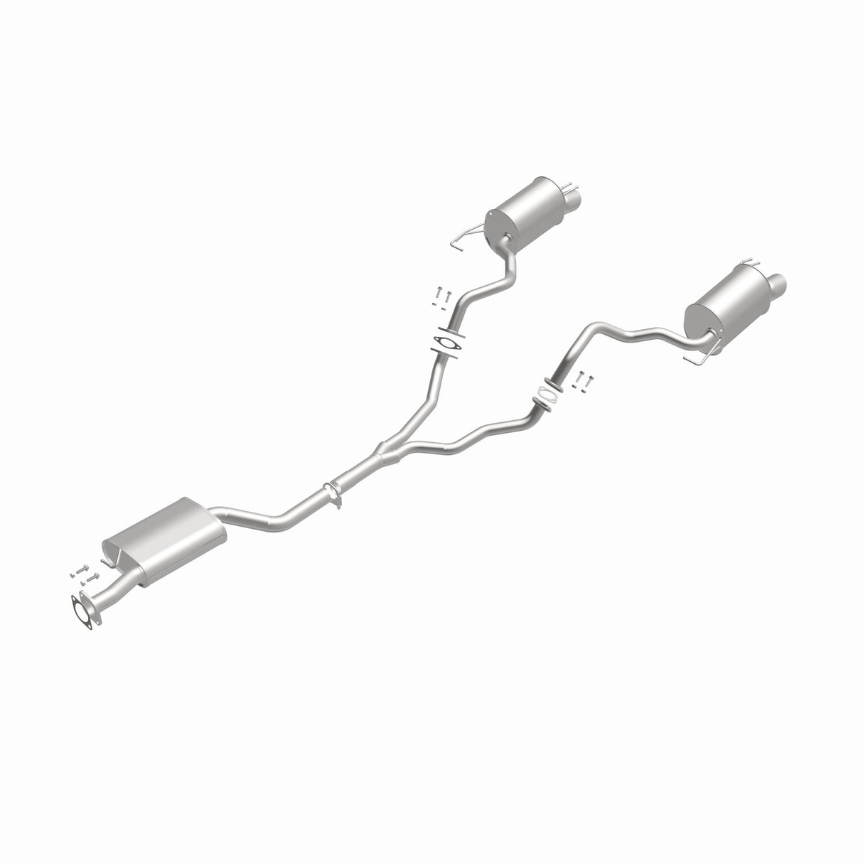Fits 2007-2009 Hyundai Santa Fe 3.3L Direct-Fit Replacement Exhaust System
