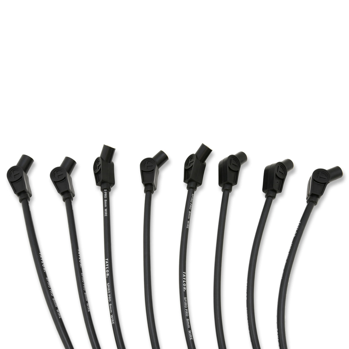 Spark Plug Wire Set Universal 10.4mm Silicone Spiro Pro 409 409 135? Black 79062