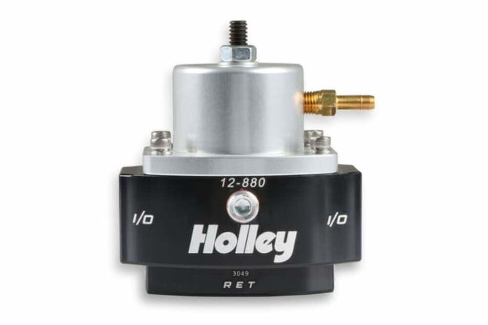 t Adjustable Billet By-Pass Regulator-6An Kit W/Fittings & Gauge-12-880KIT Holley