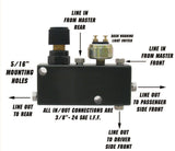 Adjustable Proportioning Valve + Distribution Block PVC-B Brakes MBM