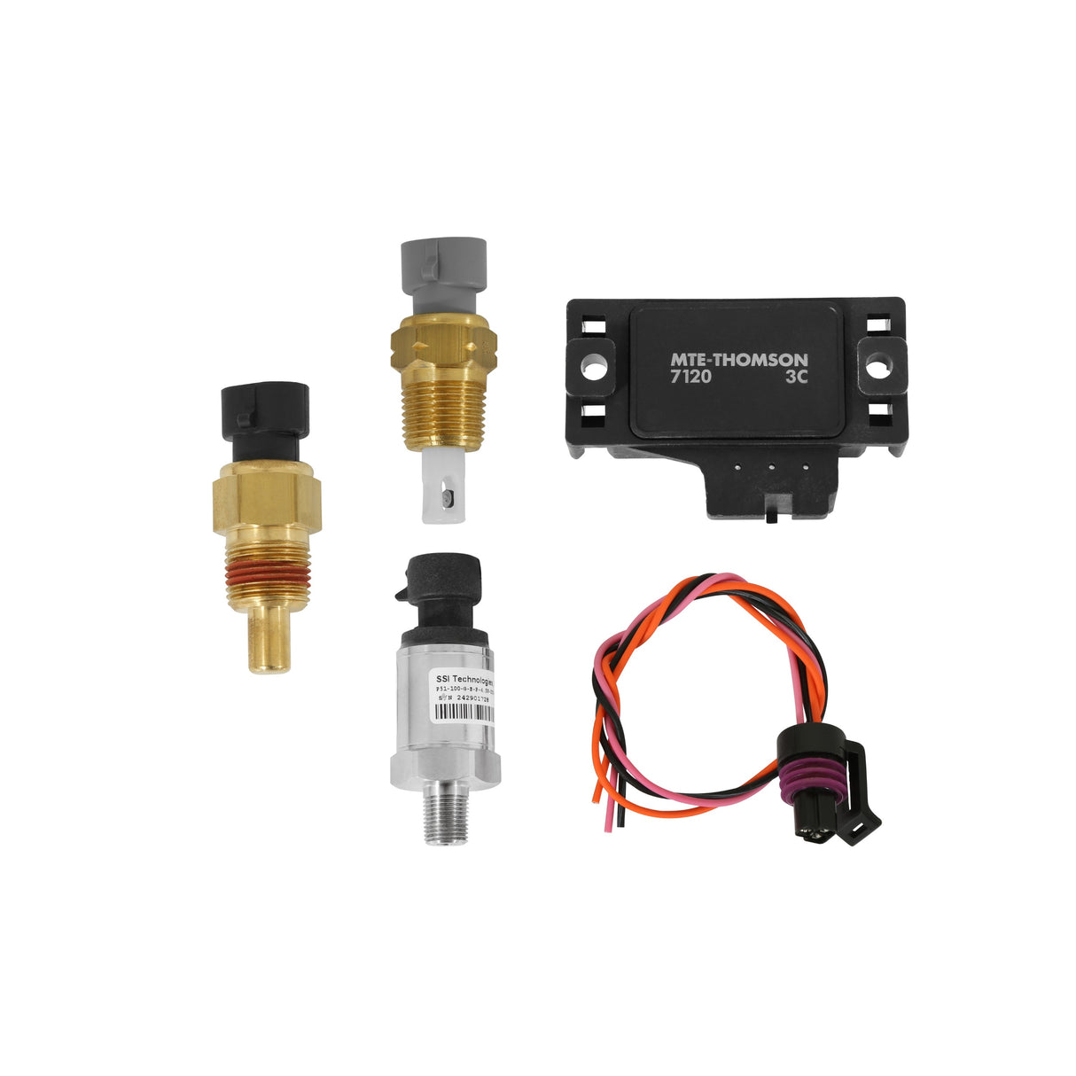 Holley EFI sensor black stainless steel kit-554-203