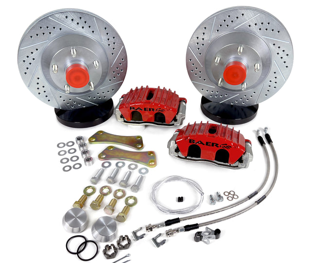 1988-1998 Chevrolet C1500 Brakes 13" Classic Series Front Brake Kit 4301681R stainless steel slotted