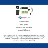 t Aem 400 Lph Fuel Pump Kit - Double Barb-50-1230 AEM