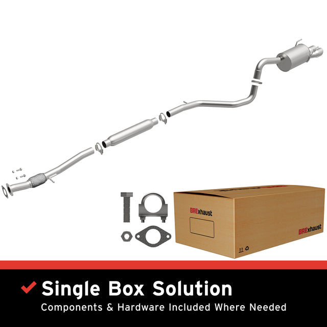 2012-2019 Fiat 500 Direct-Fit Replacement Exhaust System 106-0860 aluminized steel