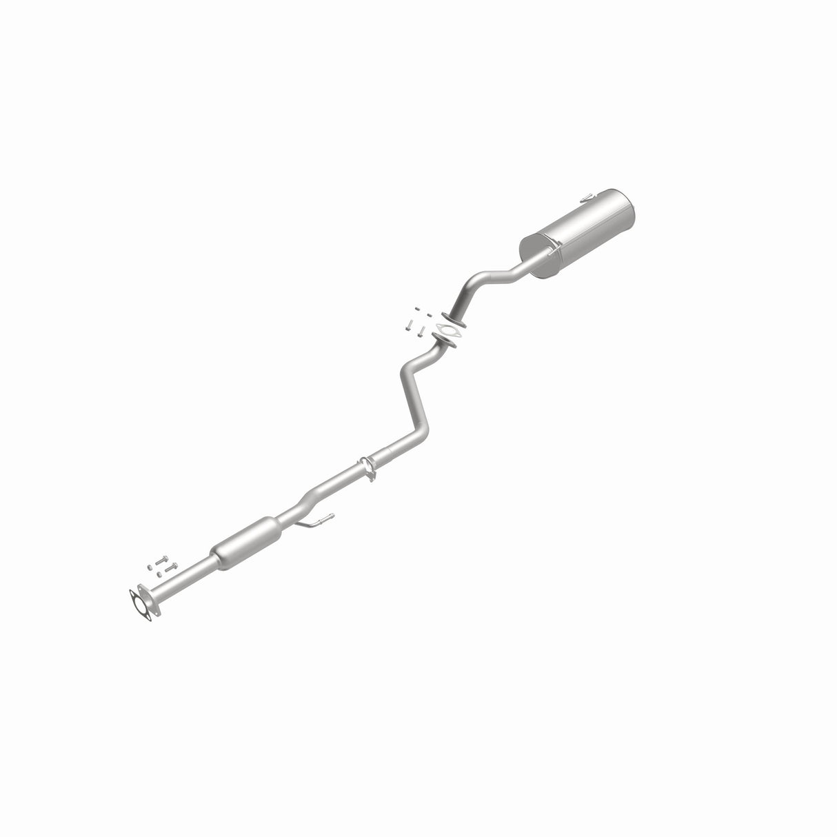 Fits 2014-2016 Kia Forte 1.8L Direct-Fit Replacement Exhaust System aluminized steel