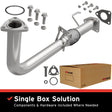 1998-2002 Honda Accord Direct-Fit Front Pipe Kit 107-0029 stainless steel