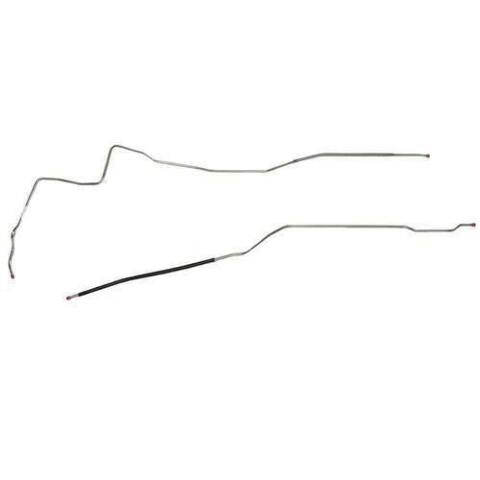 Fuel Line for 1970-1972 Buick GS Hardtop 2 Piece 3/8 stainless steel