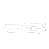 2000-05 Buick LeSabre Intermediate Brake Line Kit AWABS Steel AIN0103OM