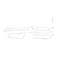 Intermediate Brake Line Kit for 2000-2005 Buick LeSabre AWABS stainless steel