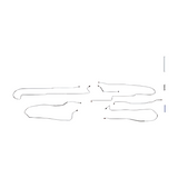 Intermediate Brake Line Kit for 2000-2005 Buick LeSabre AWABS stainless steel