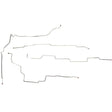 Intermediate Brake Line Kit for 2002-2005 Buick Rendezvous AWABS ABS disc brakes steel