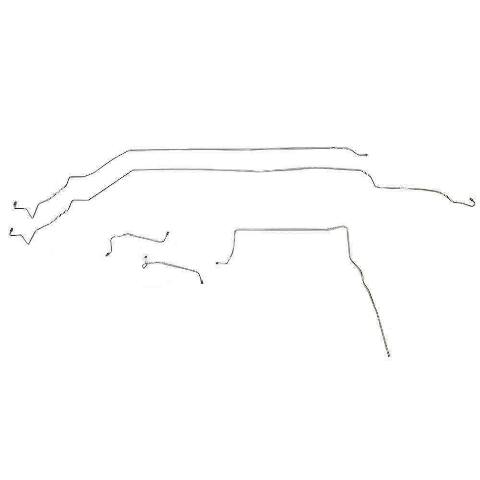 Intermediate Brake Line Kit for 05-06 Pontiac GTO stainless steel