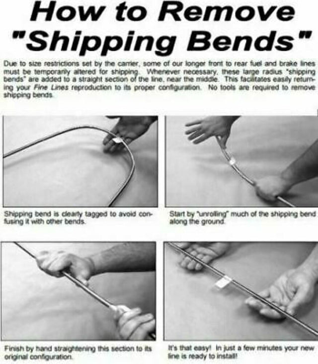 Intermediate Brake Line Kit for 1992-1995 Buick LeSabre AWABS ABS stainless steel