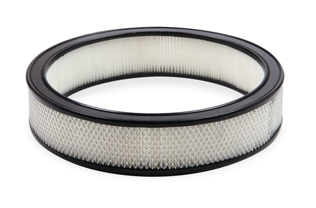 t Air Filter - 14x3 - White Paper Element - Black Ring - 120-178 Holley