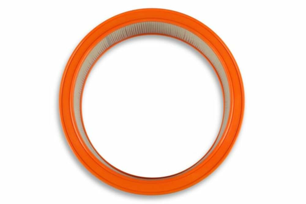 Hooker performance muffler filter-14x3-white-paper-element-orange-ring-120-179