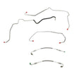 Front Brake Line Kit for 2013 00-05 Chevy Monte Carlo No ABS steel