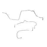 2000-2005 Chevrolet Monte Carlo Front Brake Line Kit No ABS Stainless AKT0003SS