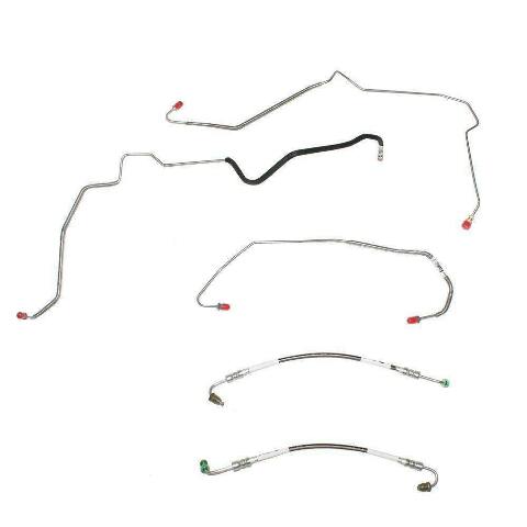 Front Brake Line Kit for 2000-2005 Chevy Impala ABS steel