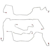 Front Brake Line Kit for 05-06 Pontiac GTO AWABS stainless steel