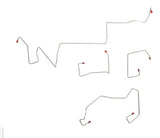 Front Brake Line Kit for 2005-2007 Pontiac G6 No ABS