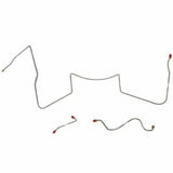Front Brake Line Kit for 1964-1965 Pontiac Lemans drum brakes steel