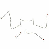 Front Brake Line Kit for 1964-1965 Pontiac Lemans drum brakes steel