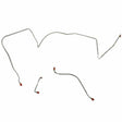 Front Brake Line Kit for 1966 Pontiac LeMans drum brakes stainless steel