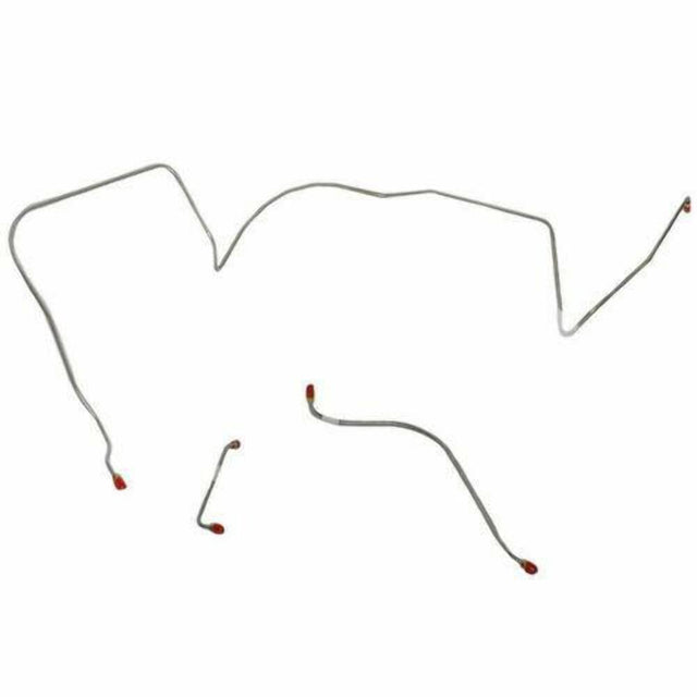 Front Brake Line Kit for 1966 Pontiac LeMans drum brakes stainless steel