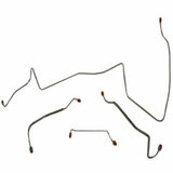 Front Brake Line Kit for 1967 Pontiac LeMans drum brakes steel