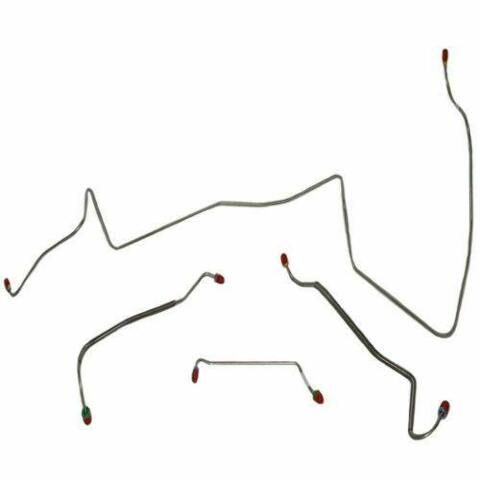 Front Brake Line Kit for 1967 Pontiac LeMans drum brakes stainless steel