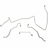 Front Brake Line Kit for 1967 Pontiac LeMans drum brakes stainless steel