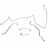 Front Brake Line Kit for 1967 Pontiac LeMans drum brakes stainless steel