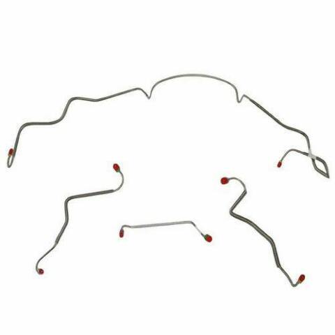 Front Brake Line Kit for 1967 Pontiac LeMans drum brakes steel