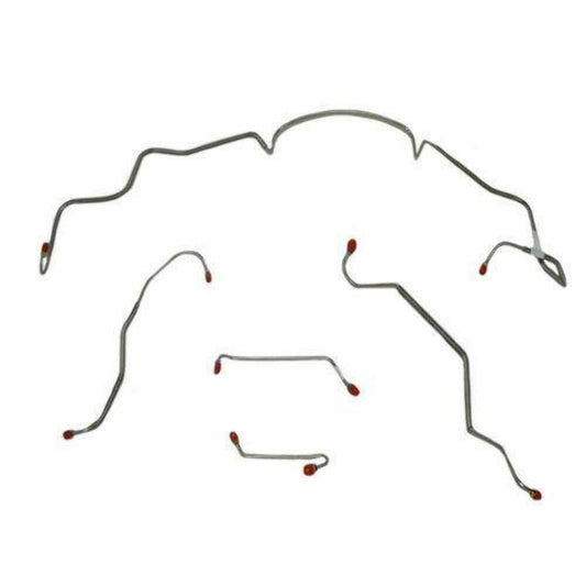 Fine Lines AKT6707OM - Front Brake Line Kit Power Disc Brakes Steel for 1967 Pontiac LeMans