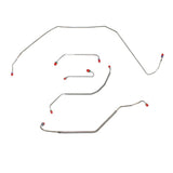 Front Brake Line Kit for 1967 Buick Skylark drum brakes steel