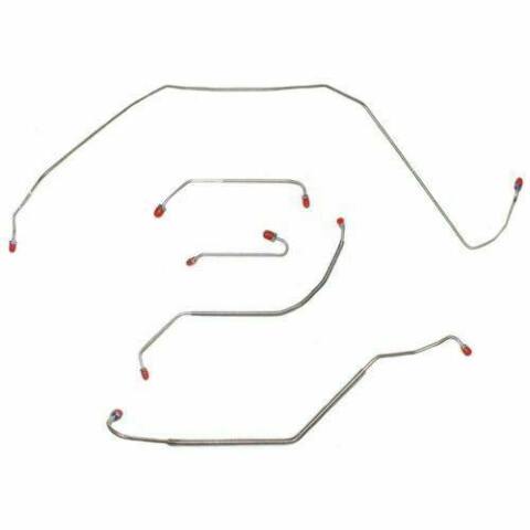 Front Brake Line Kit for 1967 Buick Skylark disc brakes stainless steel