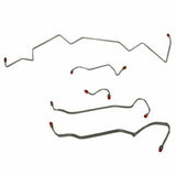 Front Brake Line Kit for 1968 Pontiac LeMans disc brakes stainless steel