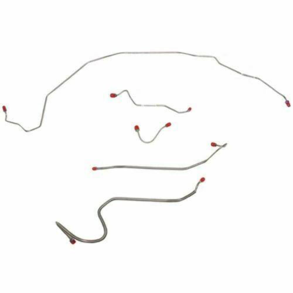 1968-69 Buick Skylark Front Brake Line Kit Manual Disc Brakes - AKT6904SS