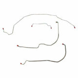 Front Brake Line Kit for 1971-1972 Buick Skylark stainless steel