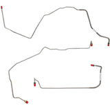 1997-2003 Pontiac Grand Prix Front Brake Line Kit AWABS 3.8L Steel AKT9704OM