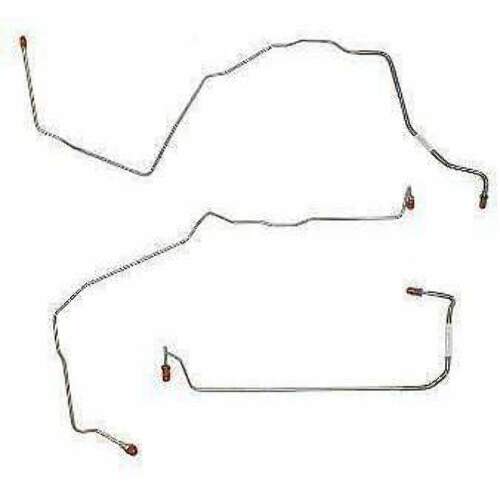 Front Brake Line Kit for 1998-2003 Pontiac Grand Prix AWABS stainless steel