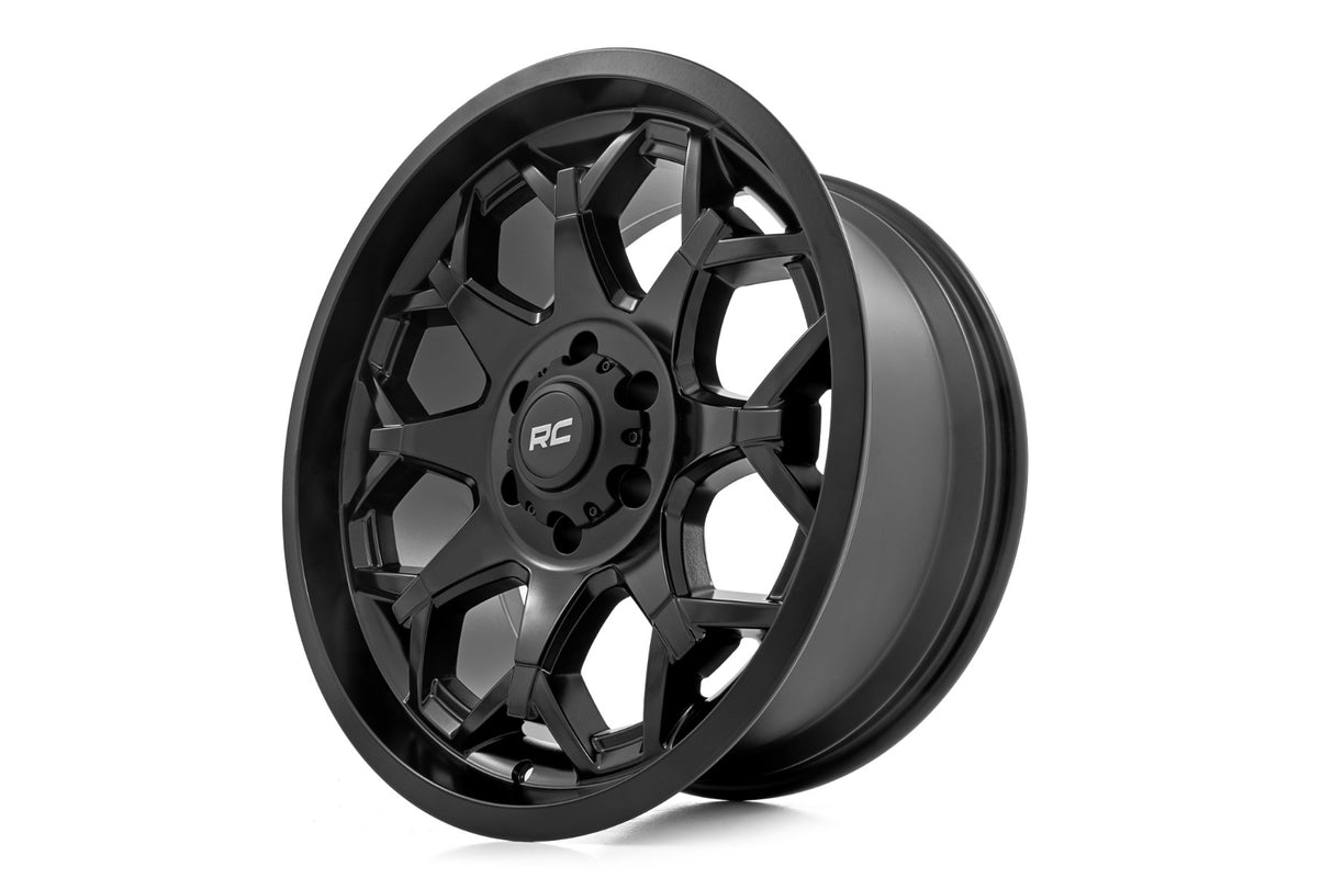 80 Series Wheel/One-Piece/Semi Gloss Black/20x10/5x5/-25mm