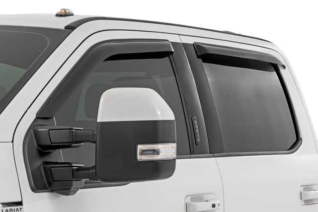 Side Window Deflectors - for Ford F-150 by Rough Country