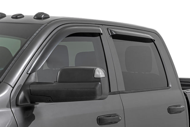Side Window Deflectors - for Ram 1500 by Rough Country