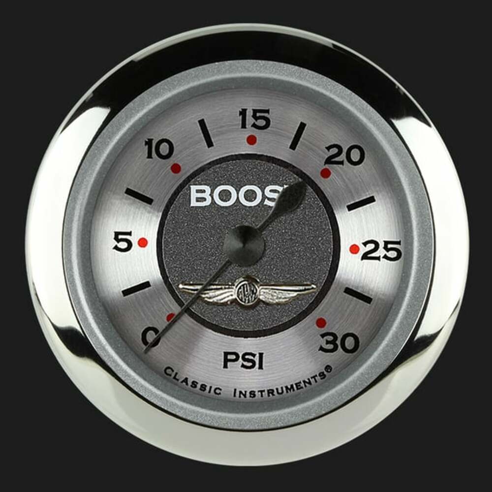 All American 2 1/8" Boost Gauge, 30 psi AW142SRC